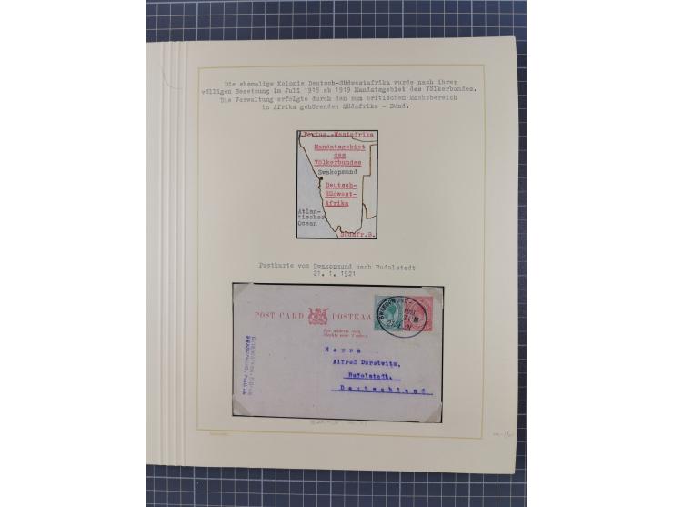 1859/1975 (ca.), postfrische/ungebrauchte und gestempelte Themensammlung “Der imperialistische Weltkrieg 1914/18”, inkl. Kolo