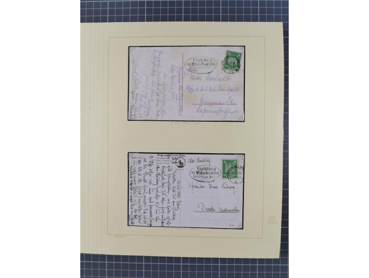 1859/1975 (ca.), postfrische/ungebrauchte und gestempelte Themensammlung “Der imperialistische Weltkrieg 1914/18”, inkl. Kolo