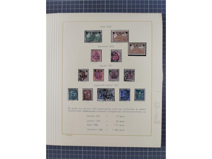 1859/1975 (ca.), postfrische/ungebrauchte und gestempelte Themensammlung “Der imperialistische Weltkrieg 1914/18”, inkl. Kolo