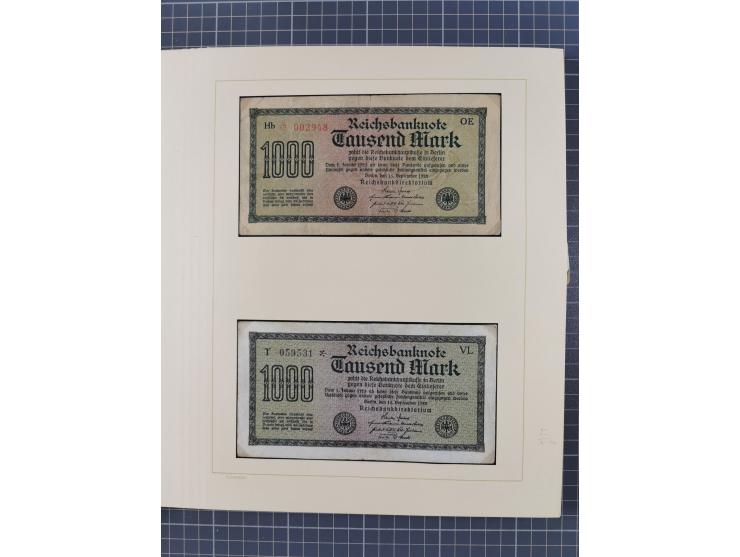 1859/1975 (ca.), postfrische/ungebrauchte und gestempelte Themensammlung “Der imperialistische Weltkrieg 1914/18”, inkl. Kolo