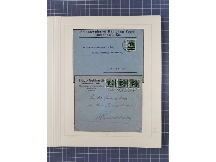 1859/1975 (ca.), postfrische/ungebrauchte und gestempelte Themensammlung “Der imperialistische Weltkrieg 1914/18”, inkl. Kolo