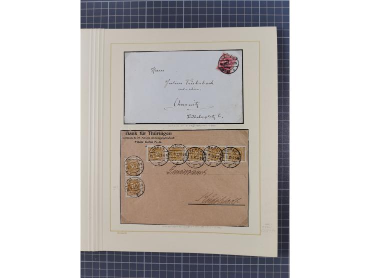 1859/1975 (ca.), postfrische/ungebrauchte und gestempelte Themensammlung “Der imperialistische Weltkrieg 1914/18”, inkl. Kolo