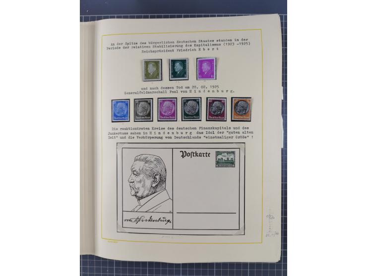 1859/1975 (ca.), postfrische/ungebrauchte und gestempelte Themensammlung “Der imperialistische Weltkrieg 1914/18”, inkl. Kolo