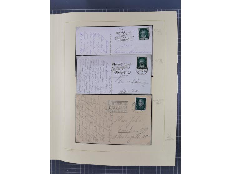 1859/1975 (ca.), postfrische/ungebrauchte und gestempelte Themensammlung “Der imperialistische Weltkrieg 1914/18”, inkl. Kolo