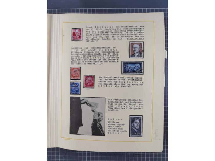 1859/1975 (ca.), postfrische/ungebrauchte und gestempelte Themensammlung “Der imperialistische Weltkrieg 1914/18”, inkl. Kolo