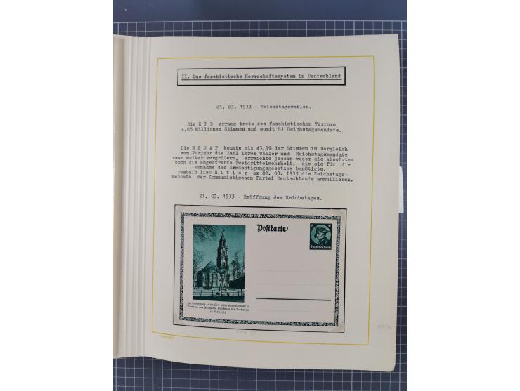 1859/1975 (ca.), postfrische/ungebrauchte und gestempelte Themensammlung “Der imperialistische Weltkrieg 1914/18”, inkl. Kolo