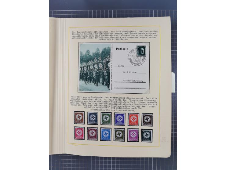 1859/1975 (ca.), postfrische/ungebrauchte und gestempelte Themensammlung “Der imperialistische Weltkrieg 1914/18”, inkl. Kolo