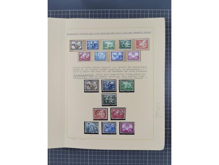 1859/1975 (ca.), postfrische/ungebrauchte und gestempelte Themensammlung “Der imperialistische Weltkrieg 1914/18”, inkl. Kolo