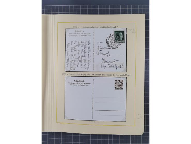 1859/1975 (ca.), postfrische/ungebrauchte und gestempelte Themensammlung “Der imperialistische Weltkrieg 1914/18”, inkl. Kolo