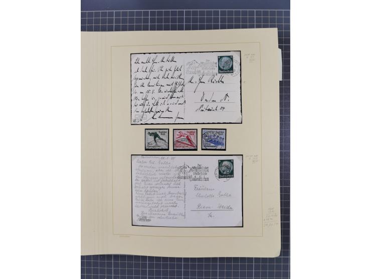 1859/1975 (ca.), postfrische/ungebrauchte und gestempelte Themensammlung “Der imperialistische Weltkrieg 1914/18”, inkl. Kolo