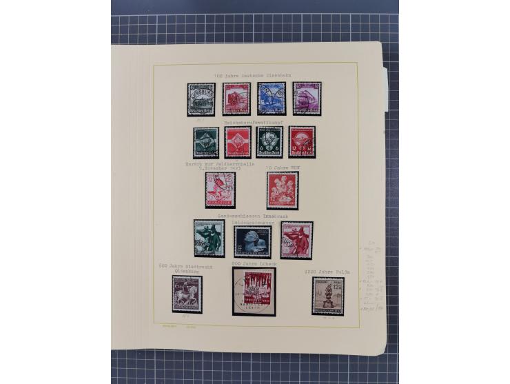 1859/1975 (ca.), postfrische/ungebrauchte und gestempelte Themensammlung “Der imperialistische Weltkrieg 1914/18”, inkl. Kolo