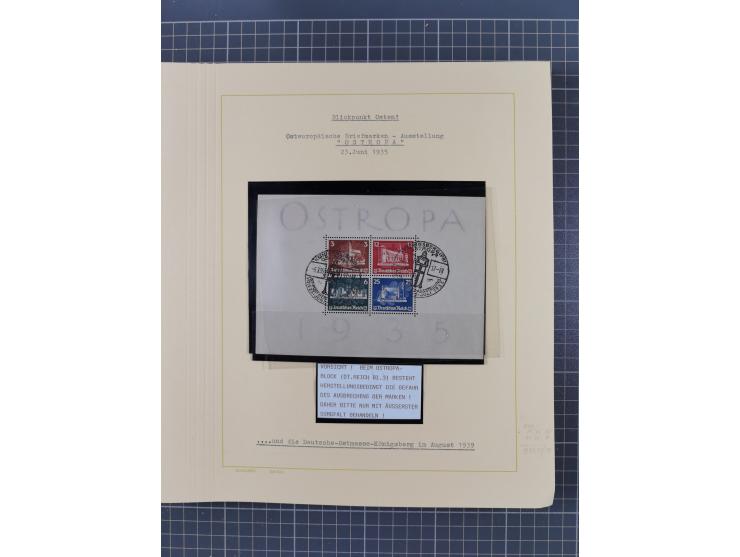 1859/1975 (ca.), postfrische/ungebrauchte und gestempelte Themensammlung “Der imperialistische Weltkrieg 1914/18”, inkl. Kolo