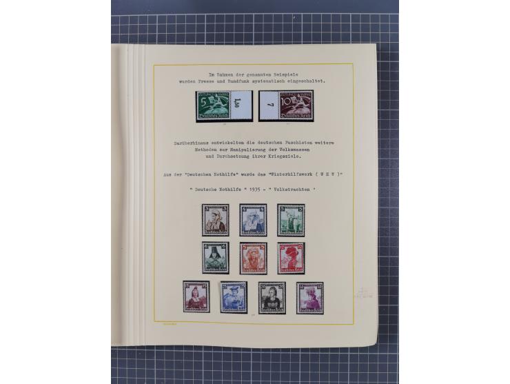 1859/1975 (ca.), postfrische/ungebrauchte und gestempelte Themensammlung “Der imperialistische Weltkrieg 1914/18”, inkl. Kolo