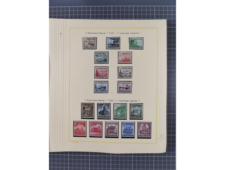 1859/1975 (ca.), postfrische/ungebrauchte und gestempelte Themensammlung “Der imperialistische Weltkrieg 1914/18”, inkl. Kolo