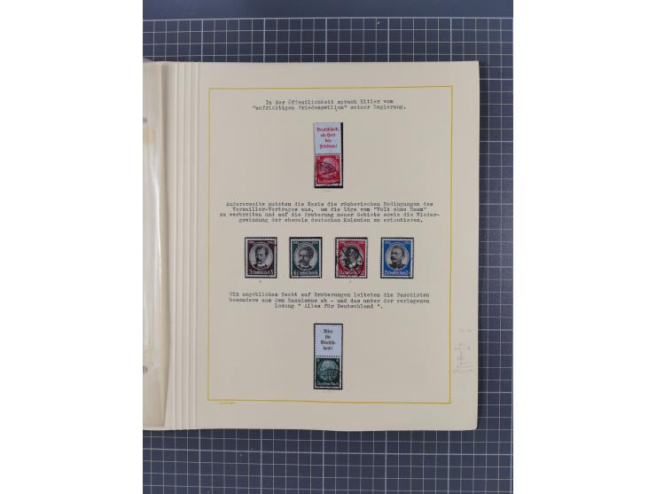 1859/1975 (ca.), postfrische/ungebrauchte und gestempelte Themensammlung “Der imperialistische Weltkrieg 1914/18”, inkl. Kolo