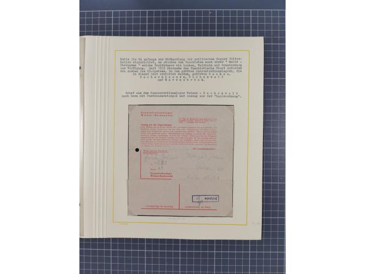 1859/1975 (ca.), postfrische/ungebrauchte und gestempelte Themensammlung “Der imperialistische Weltkrieg 1914/18”, inkl. Kolo