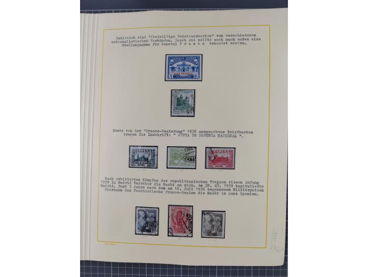 1859/1975 (ca.), postfrische/ungebrauchte und gestempelte Themensammlung “Der imperialistische Weltkrieg 1914/18”, inkl. Kolo