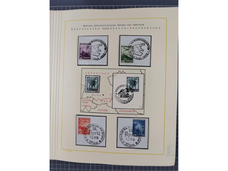 1859/1975 (ca.), postfrische/ungebrauchte und gestempelte Themensammlung “Der imperialistische Weltkrieg 1914/18”, inkl. Kolo