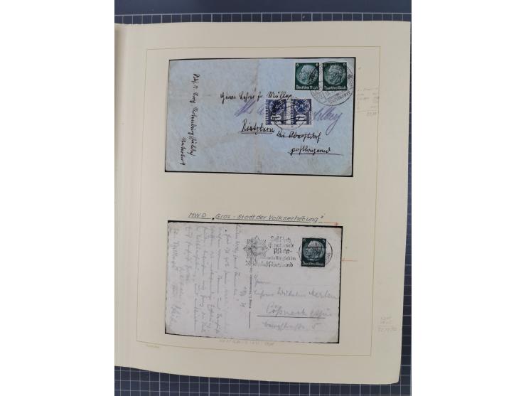 1859/1975 (ca.), postfrische/ungebrauchte und gestempelte Themensammlung “Der imperialistische Weltkrieg 1914/18”, inkl. Kolo