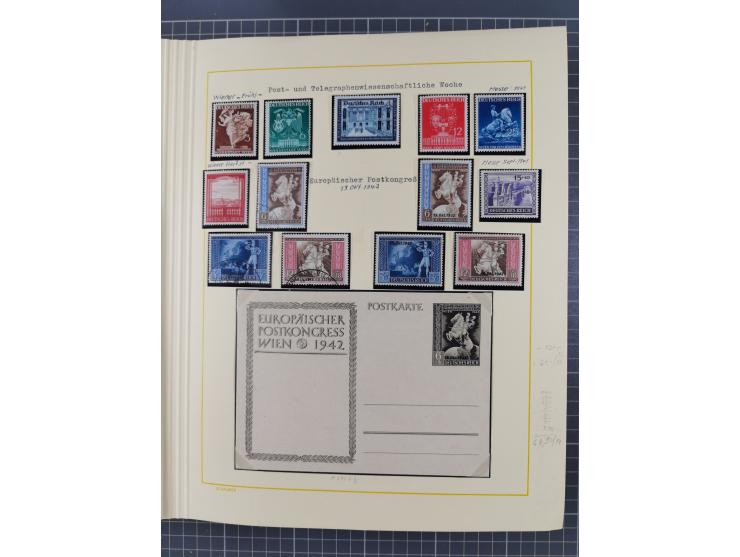 1859/1975 (ca.), postfrische/ungebrauchte und gestempelte Themensammlung “Der imperialistische Weltkrieg 1914/18”, inkl. Kolo