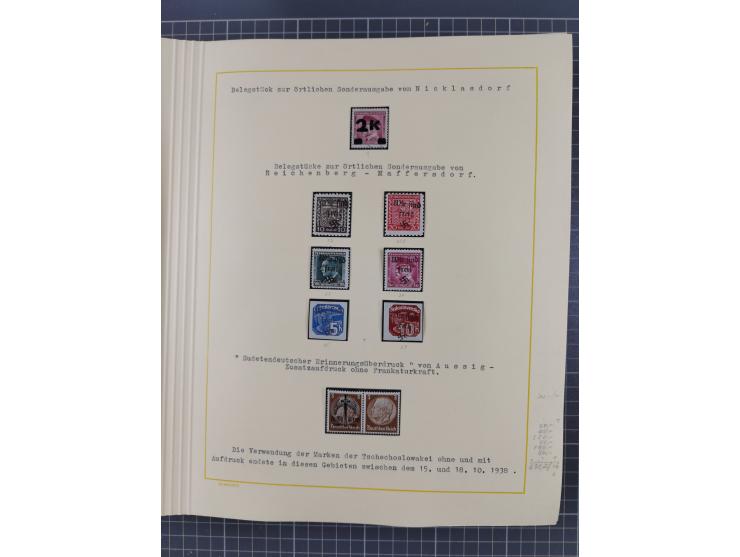 1859/1975 (ca.), postfrische/ungebrauchte und gestempelte Themensammlung “Der imperialistische Weltkrieg 1914/18”, inkl. Kolo