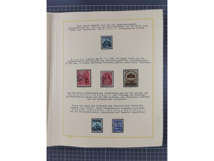 1859/1975 (ca.), postfrische/ungebrauchte und gestempelte Themensammlung “Der imperialistische Weltkrieg 1914/18”, inkl. Kolo