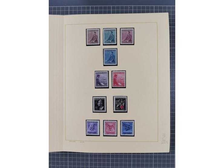 1859/1975 (ca.), postfrische/ungebrauchte und gestempelte Themensammlung “Der imperialistische Weltkrieg 1914/18”, inkl. Kolo