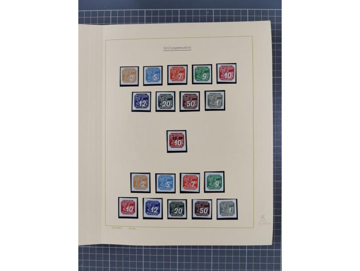 1859/1975 (ca.), postfrische/ungebrauchte und gestempelte Themensammlung “Der imperialistische Weltkrieg 1914/18”, inkl. Kolo