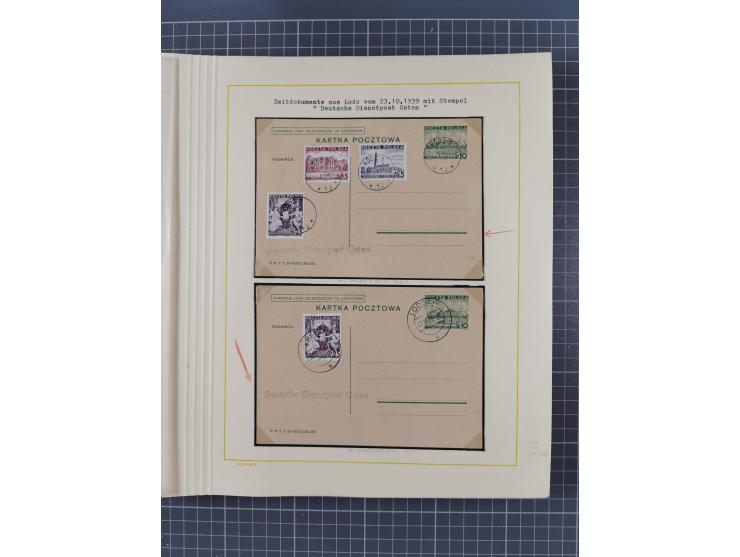 1859/1975 (ca.), postfrische/ungebrauchte und gestempelte Themensammlung “Der imperialistische Weltkrieg 1914/18”, inkl. Kolo