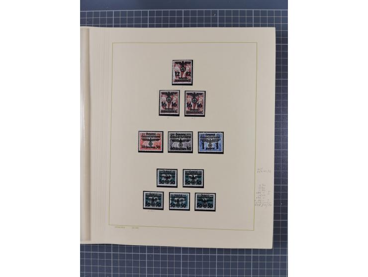 1859/1975 (ca.), postfrische/ungebrauchte und gestempelte Themensammlung “Der imperialistische Weltkrieg 1914/18”, inkl. Kolo