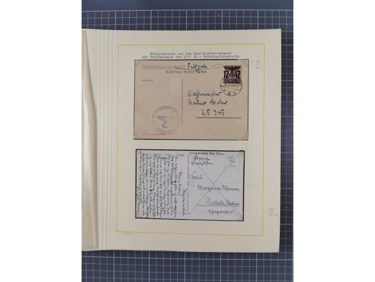 1859/1975 (ca.), postfrische/ungebrauchte und gestempelte Themensammlung “Der imperialistische Weltkrieg 1914/18”, inkl. Kolo