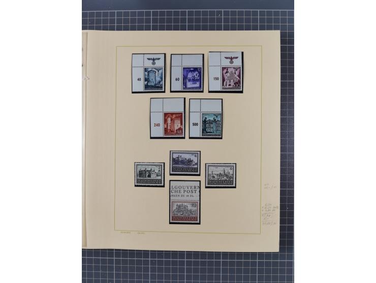 1859/1975 (ca.), postfrische/ungebrauchte und gestempelte Themensammlung “Der imperialistische Weltkrieg 1914/18”, inkl. Kolo