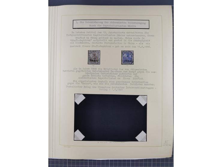 1859/1975 (ca.), postfrische/ungebrauchte und gestempelte Themensammlung “Der imperialistische Weltkrieg 1914/18”, inkl. Kolo