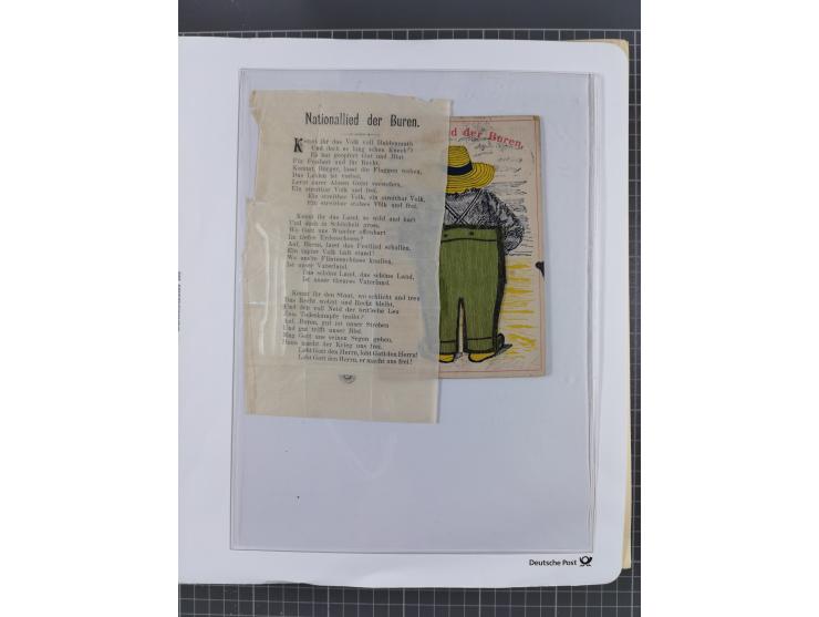 1859/1975 (ca.), postfrische/ungebrauchte und gestempelte Themensammlung “Der imperialistische Weltkrieg 1914/18”, inkl. Kolo