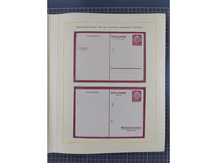 1859/1975 (ca.), postfrische/ungebrauchte und gestempelte Themensammlung “Der imperialistische Weltkrieg 1914/18”, inkl. Kolo