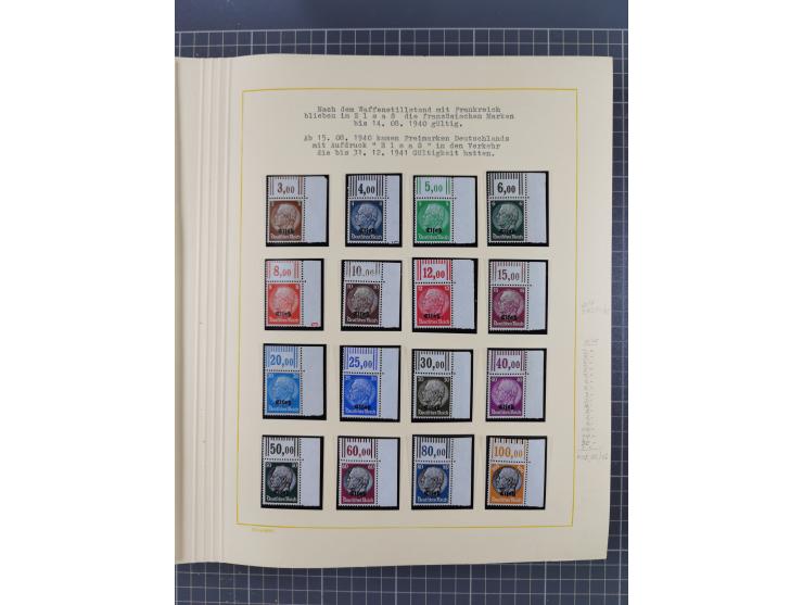 1859/1975 (ca.), postfrische/ungebrauchte und gestempelte Themensammlung “Der imperialistische Weltkrieg 1914/18”, inkl. Kolo