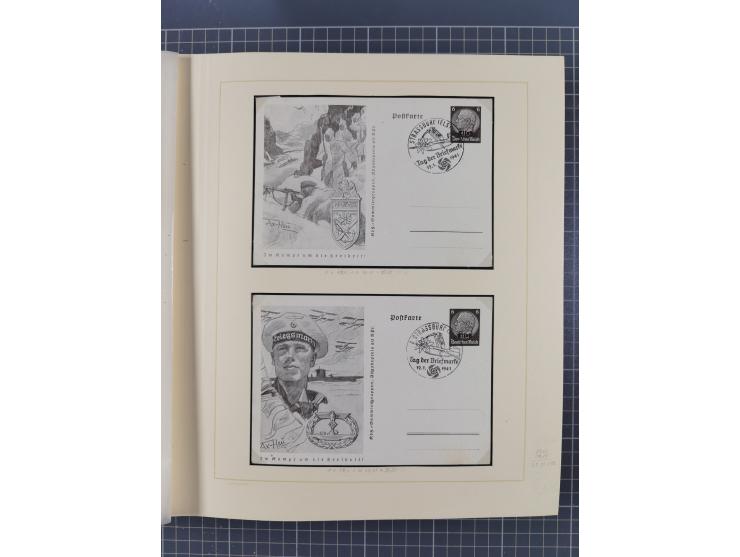 1859/1975 (ca.), postfrische/ungebrauchte und gestempelte Themensammlung “Der imperialistische Weltkrieg 1914/18”, inkl. Kolo