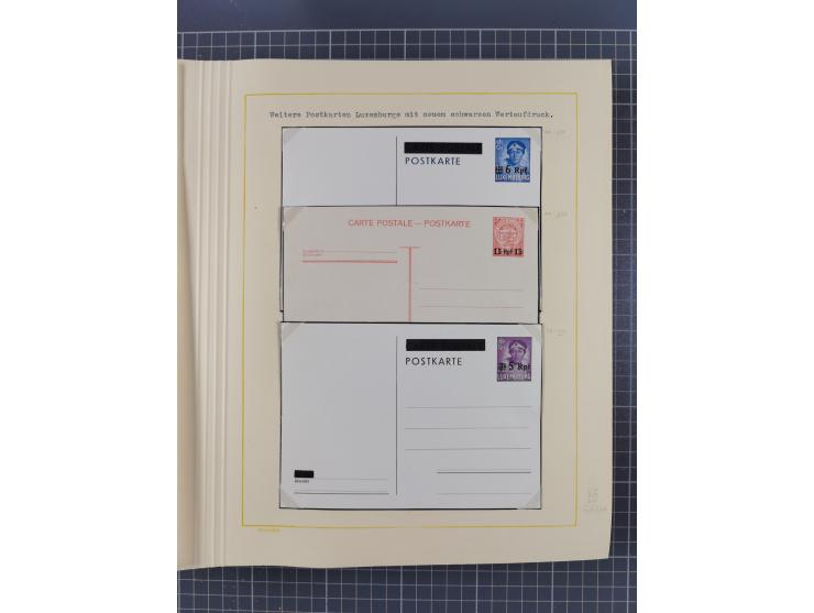 1859/1975 (ca.), postfrische/ungebrauchte und gestempelte Themensammlung “Der imperialistische Weltkrieg 1914/18”, inkl. Kolo