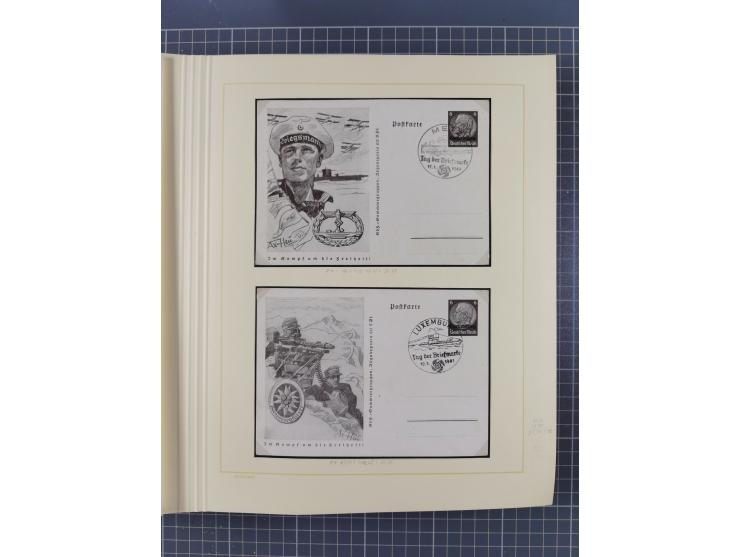 1859/1975 (ca.), postfrische/ungebrauchte und gestempelte Themensammlung “Der imperialistische Weltkrieg 1914/18”, inkl. Kolo