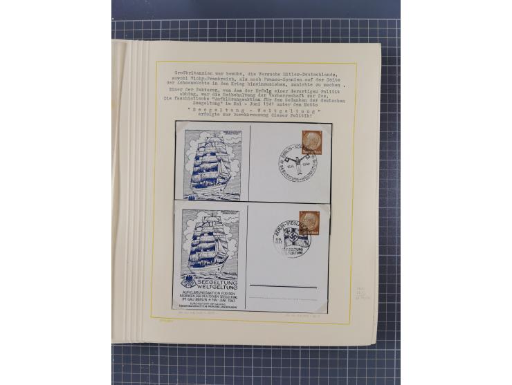 1859/1975 (ca.), postfrische/ungebrauchte und gestempelte Themensammlung “Der imperialistische Weltkrieg 1914/18”, inkl. Kolo