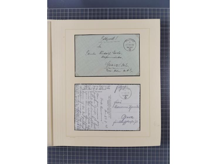 1859/1975 (ca.), postfrische/ungebrauchte und gestempelte Themensammlung “Der imperialistische Weltkrieg 1914/18”, inkl. Kolo