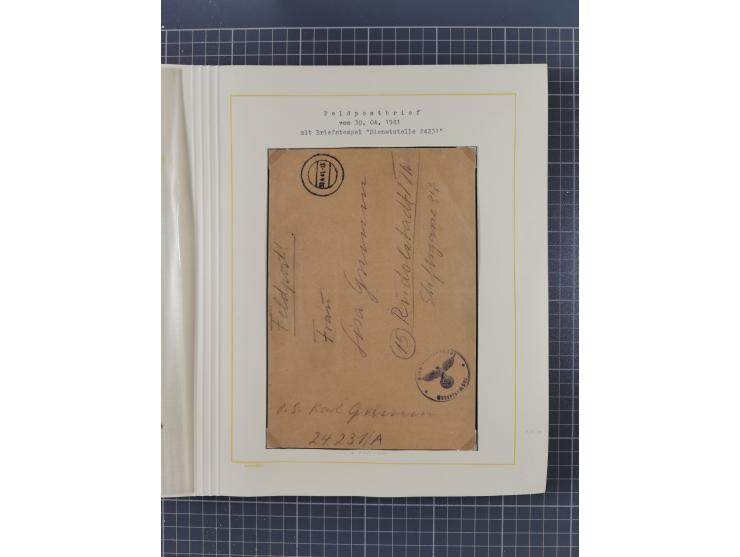 1859/1975 (ca.), postfrische/ungebrauchte und gestempelte Themensammlung “Der imperialistische Weltkrieg 1914/18”, inkl. Kolo