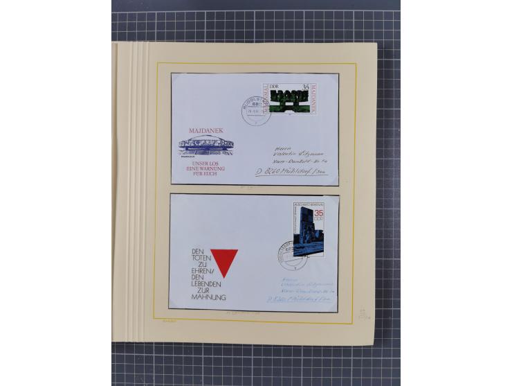 1859/1975 (ca.), postfrische/ungebrauchte und gestempelte Themensammlung “Der imperialistische Weltkrieg 1914/18”, inkl. Kolo