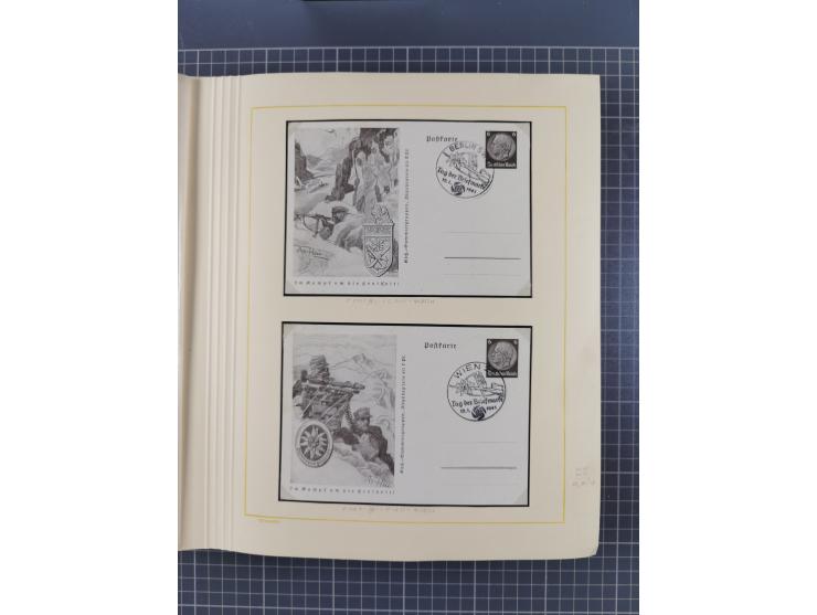 1859/1975 (ca.), postfrische/ungebrauchte und gestempelte Themensammlung “Der imperialistische Weltkrieg 1914/18”, inkl. Kolo