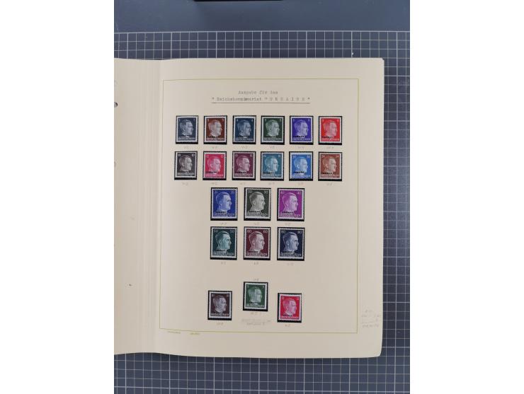 1859/1975 (ca.), postfrische/ungebrauchte und gestempelte Themensammlung “Der imperialistische Weltkrieg 1914/18”, inkl. Kolo