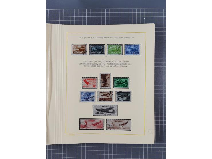 1859/1975 (ca.), postfrische/ungebrauchte und gestempelte Themensammlung “Der imperialistische Weltkrieg 1914/18”, inkl. Kolo