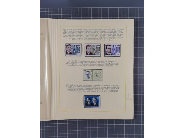 1859/1975 (ca.), postfrische/ungebrauchte und gestempelte Themensammlung “Der imperialistische Weltkrieg 1914/18”, inkl. Kolo