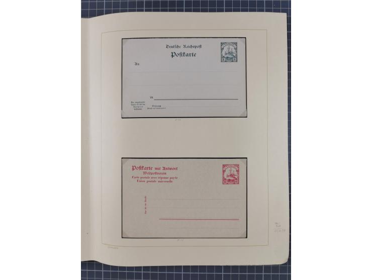 1859/1975 (ca.), postfrische/ungebrauchte und gestempelte Themensammlung “Der imperialistische Weltkrieg 1914/18”, inkl. Kolo