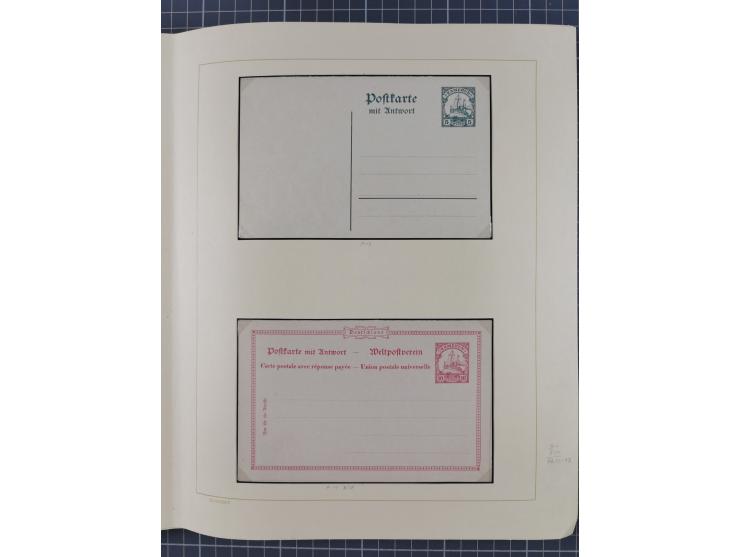 1859/1975 (ca.), postfrische/ungebrauchte und gestempelte Themensammlung “Der imperialistische Weltkrieg 1914/18”, inkl. Kolo