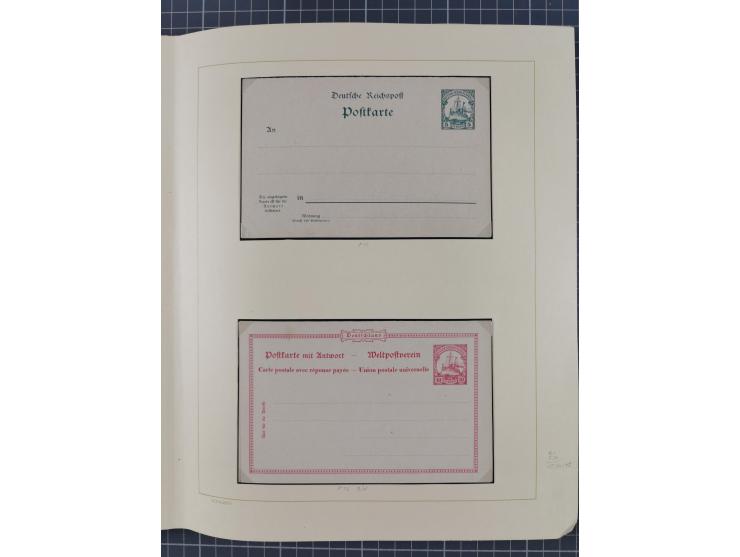 1859/1975 (ca.), postfrische/ungebrauchte und gestempelte Themensammlung “Der imperialistische Weltkrieg 1914/18”, inkl. Kolo